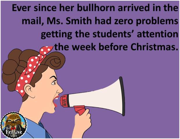 Teacher Humor from The Pensive Sloth Christmas in the Classroom #TeacherProblems