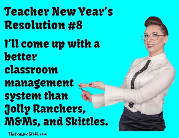 Teacher New Years Resolutions